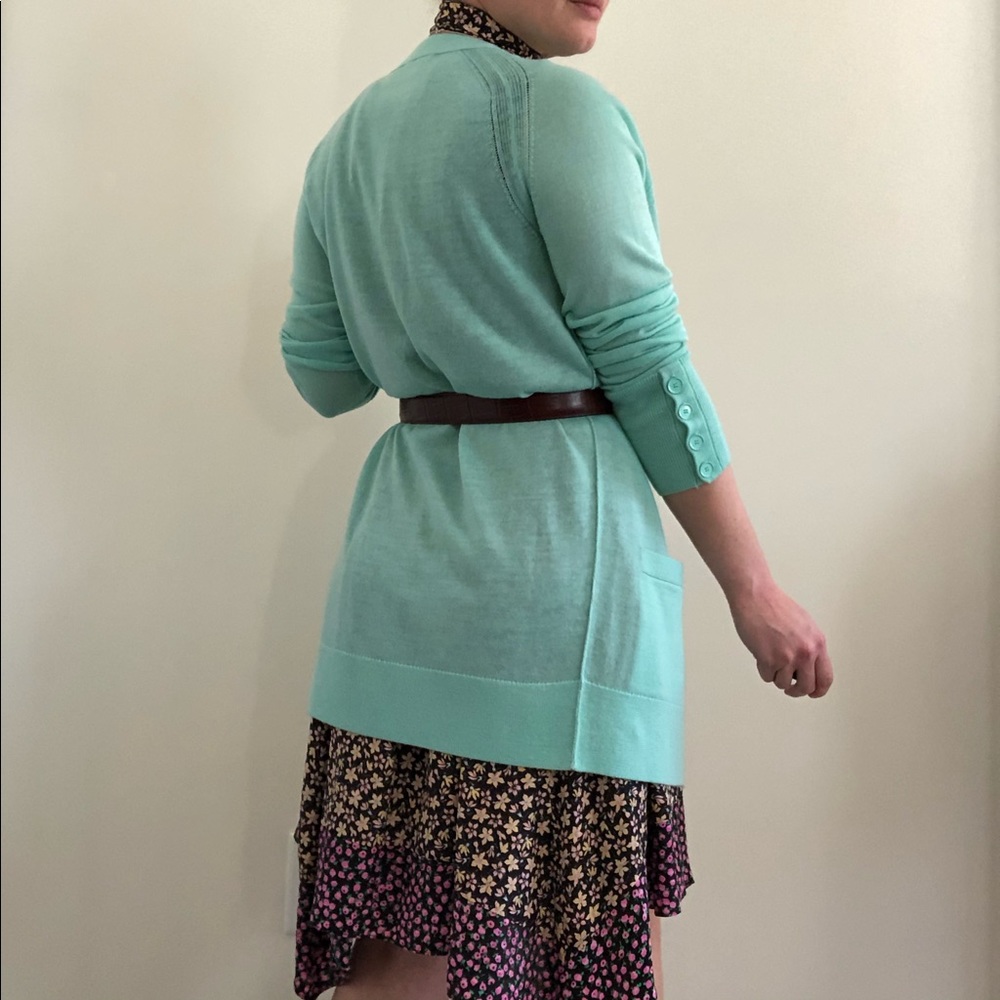 Halogen Mint Green Long Cardigan - Picture 5 of 16